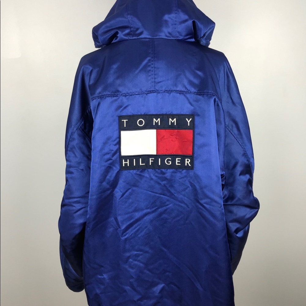 Vintage Tommy Hilfiger Big Logo 90s Jacket Coat