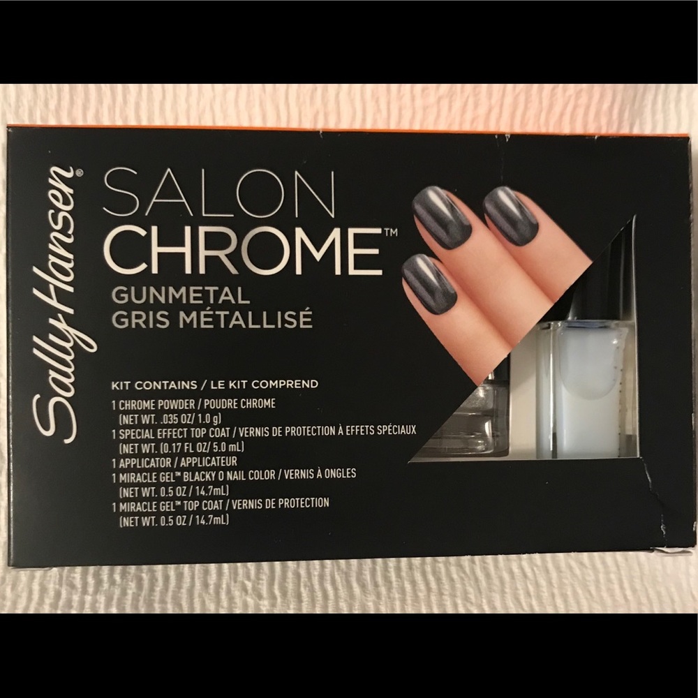 Sally Hansen Salon Chrome Kit - Gunmetal