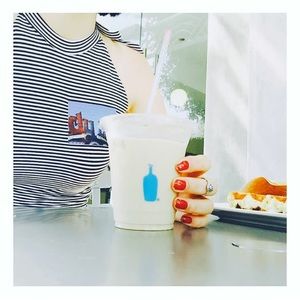 Stripe halter neck top