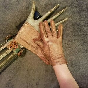 Leather Gloves Sz. S
