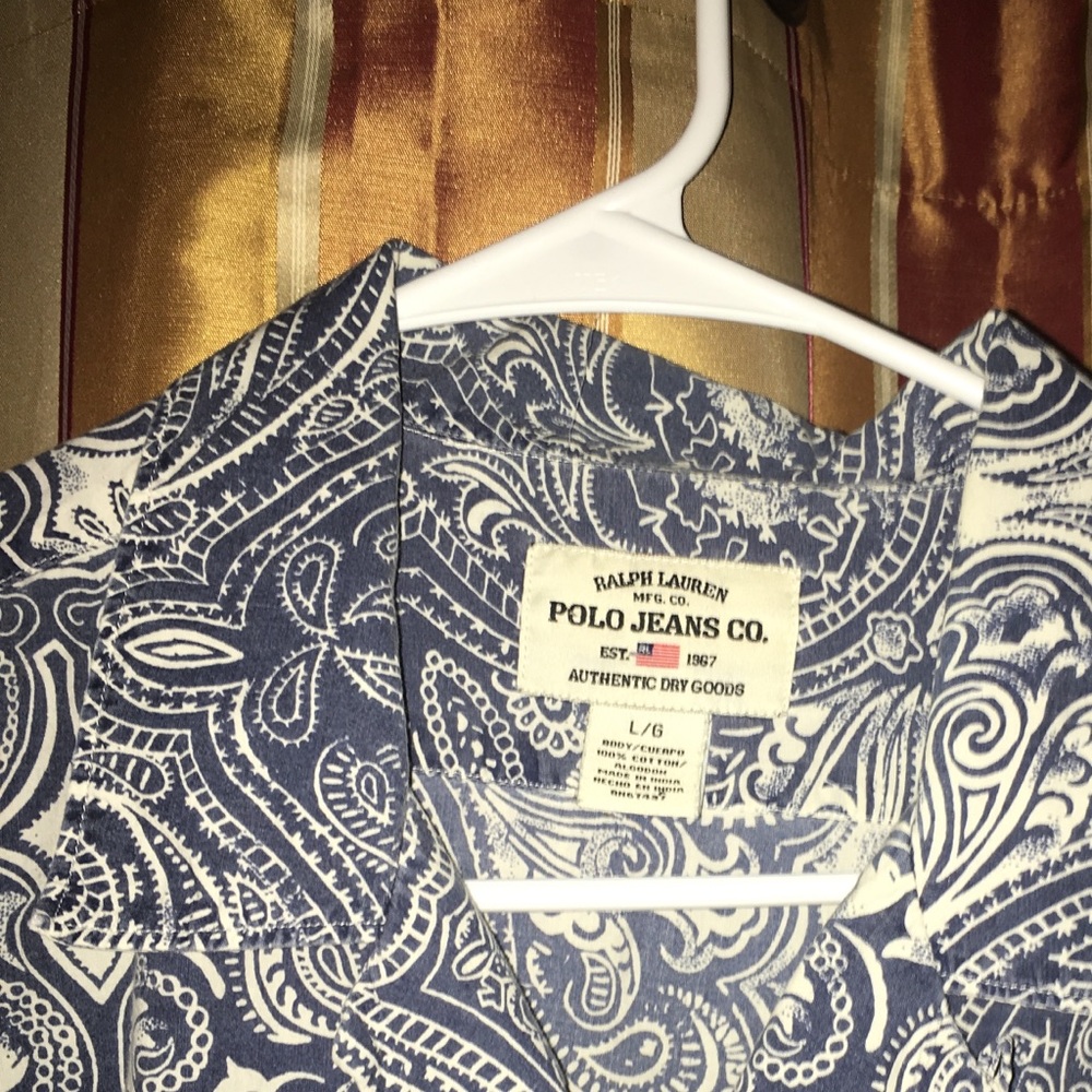 Vintage paisley Ralph Lauren Polo Button Down