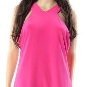 Lauren Ralph Lauren Pink Cutaway Halter Top NWT