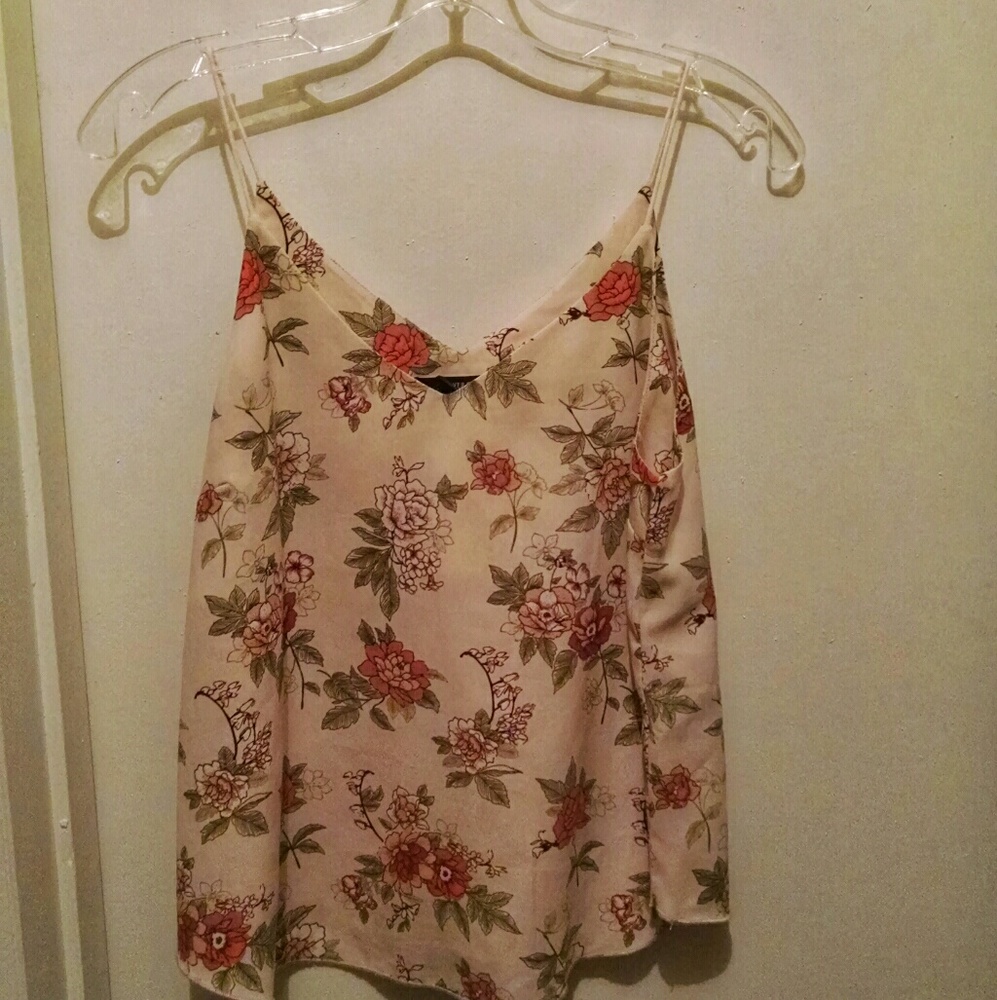 Dusty-Rose Floral Camisol