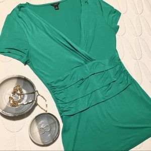 Ann Taylor cross-front top