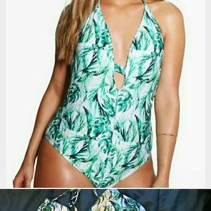 One piece Xl size 14 swimsuit boutique style