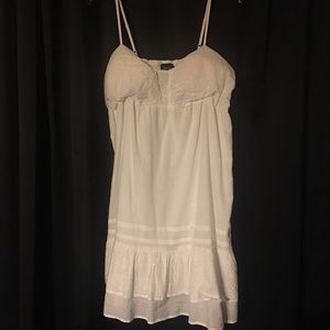 Rue 21 white spaghetti strap dress. Size Large.