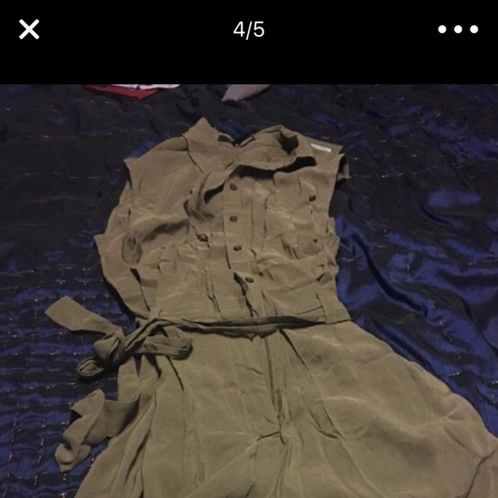ALL SAINTS brand olive green romper BRAND NEW