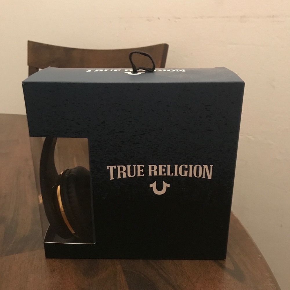 Black headphones