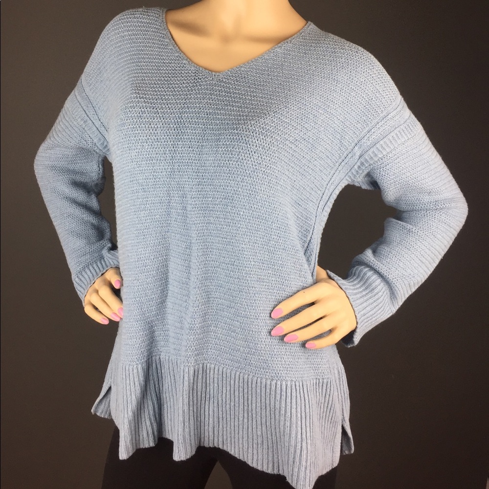 Purejill Baby Blue Knit Sweater Medium ✨