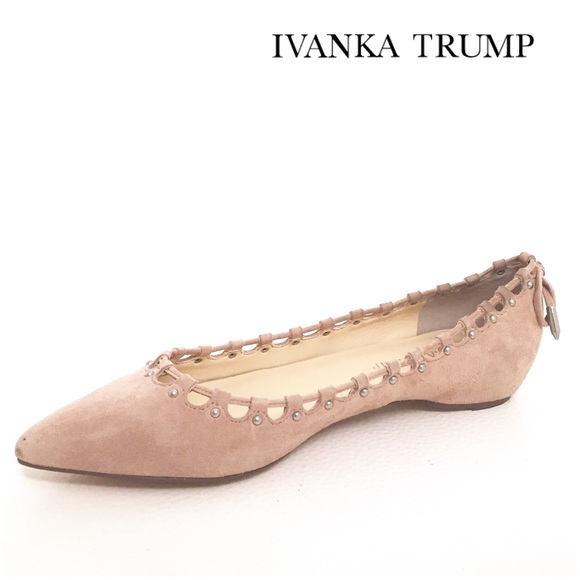 Ivanka Trump Suede Ballet Flats - Picture 3 of 8