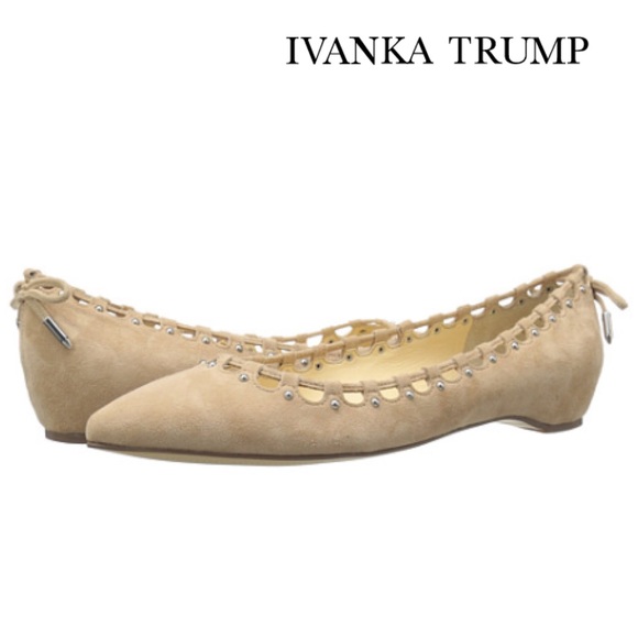 Ivanka Trump Suede Ballet Flats - Picture 2 of 8