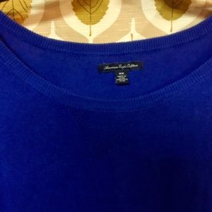 Royal blue sweater AEO size med
