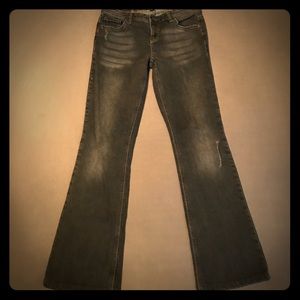 Tommy Hilfiger size 6 dark gray boot cut jeans