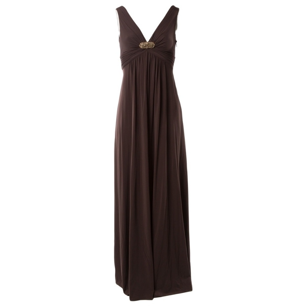 BCBGMAXAZRIA long brown gown