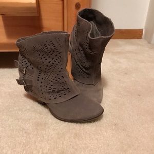 Naughty monkey heeled booties