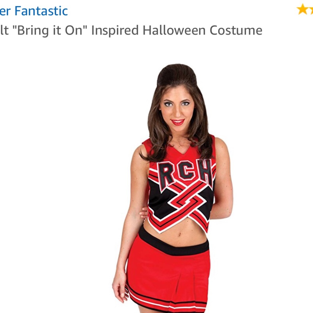 Bring It On Cheerleading Costume. Size Medium.