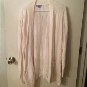 Cardigan off White plus size 2x