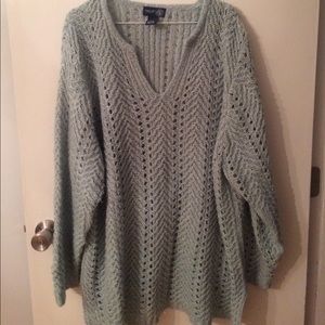 Sweater plus size 26/28 mint green