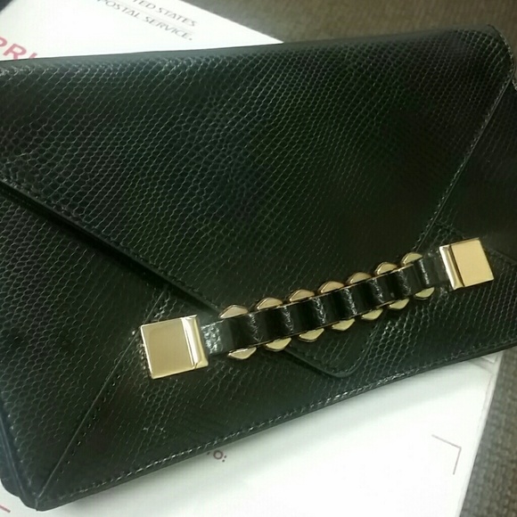 Aldo black envelope clutch - Picture 1 of 6