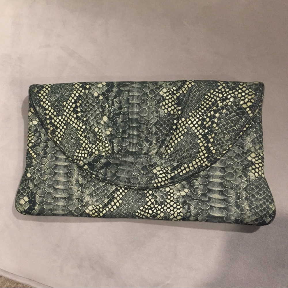 Lauren Merkin Python Clutch