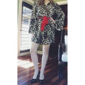 Leopard printed dress