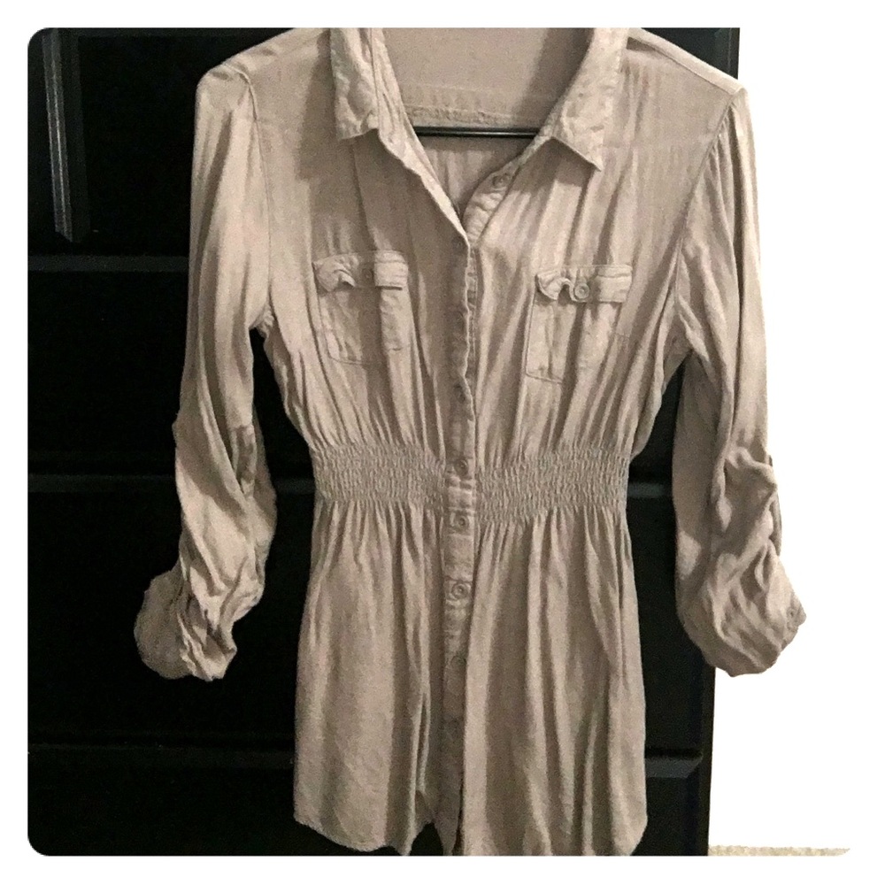 Tan Forever 21 Blouse