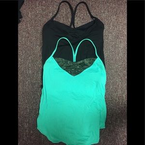 Lululemon Roll Out tanks size 8