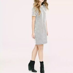 Lou & Grey Windowpane Grid mini dress