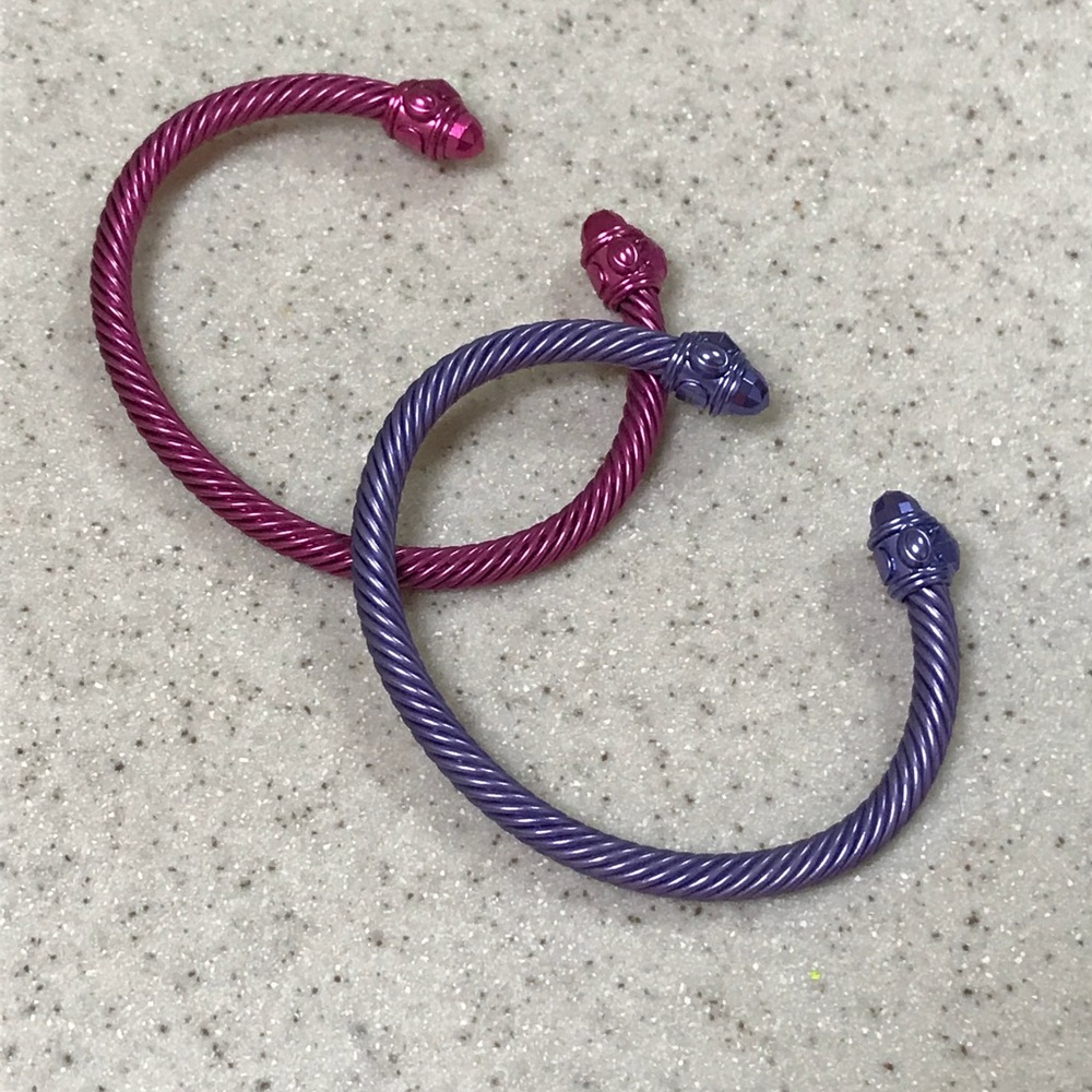 LIMITED EDITION DAVID YURMAN Pink&Purple Bracelets