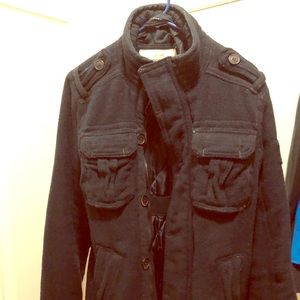 Heavy blue A&F jacket
