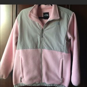 Pink north face jacket