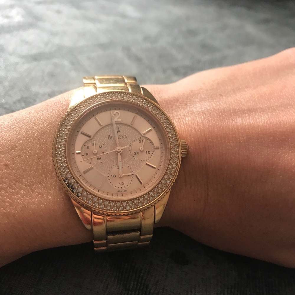 Bulova Rose Gold Watch