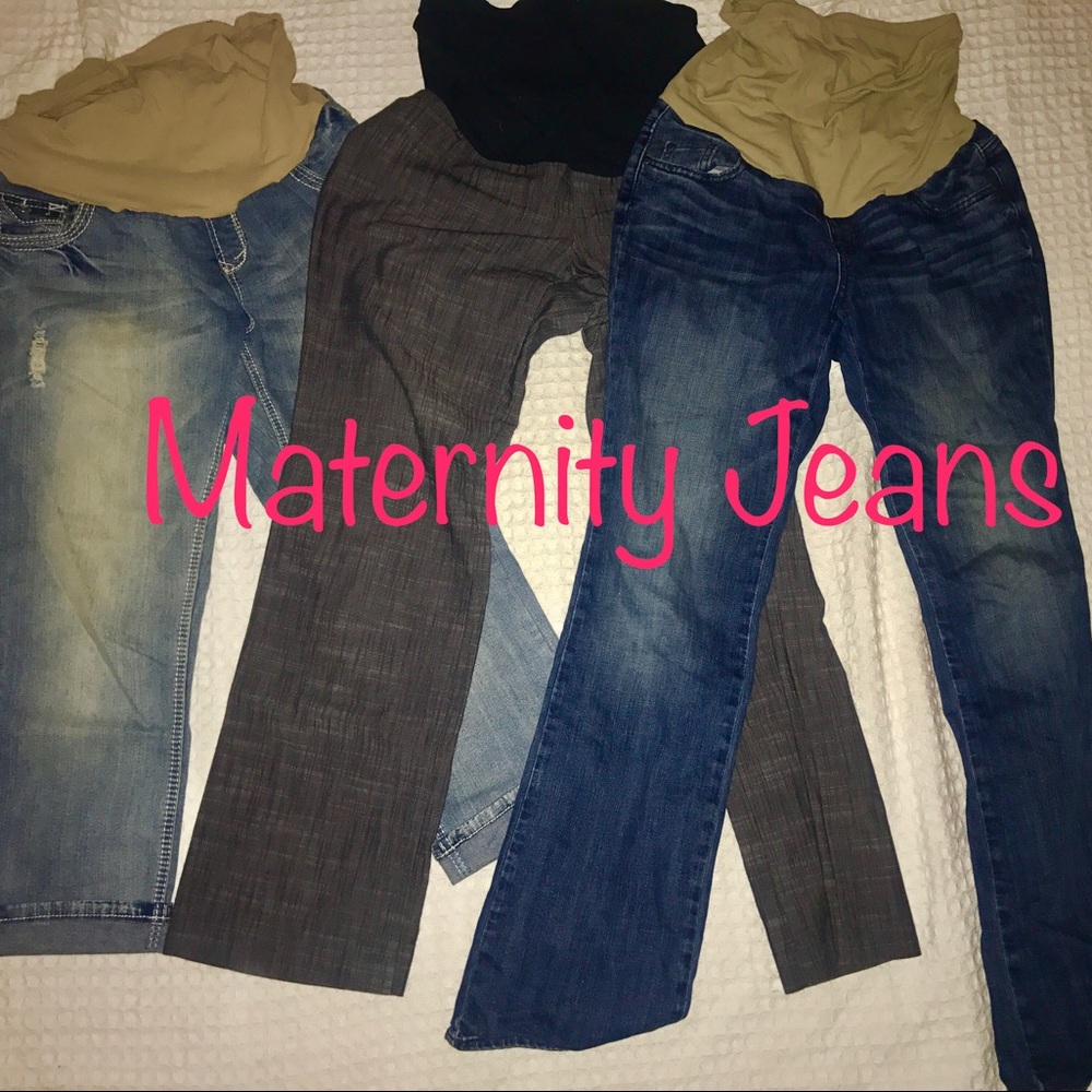 Maternity Jeans!! 👖 (3 pair) Bundle / Lot