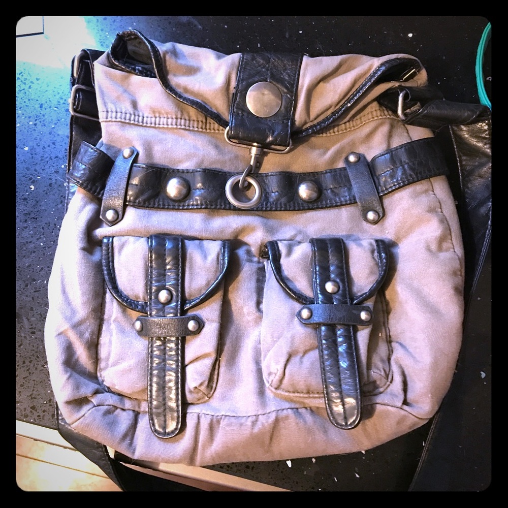 Canvas crossbody