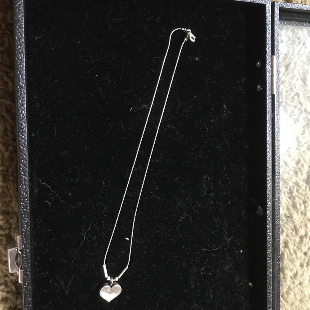 Sterling silver heart silpada necklace