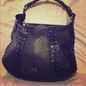 Burberry Black Tile Panel Shoulder bag
