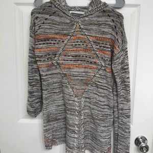 Collective concepts knitted hoodie