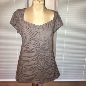 ‼️final drop‼️Anthropologie postmark grey top