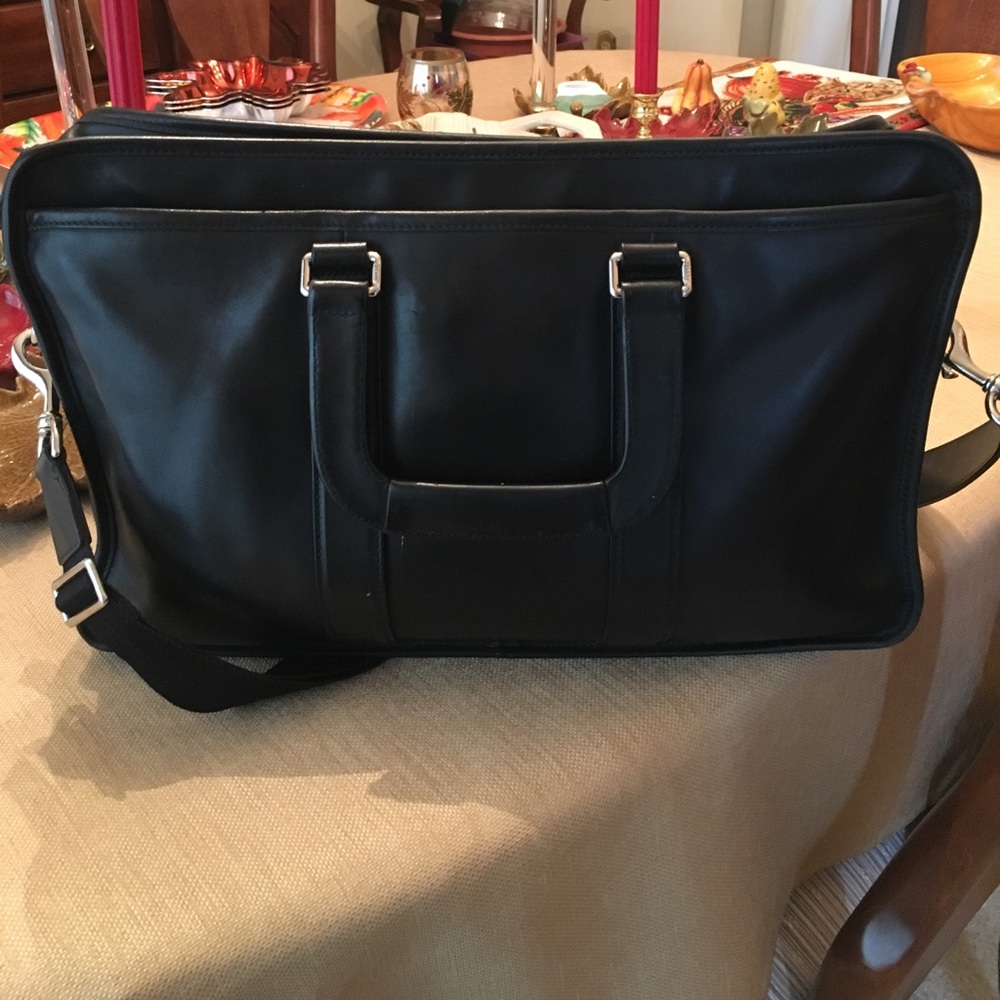 Coach Black Briefcase