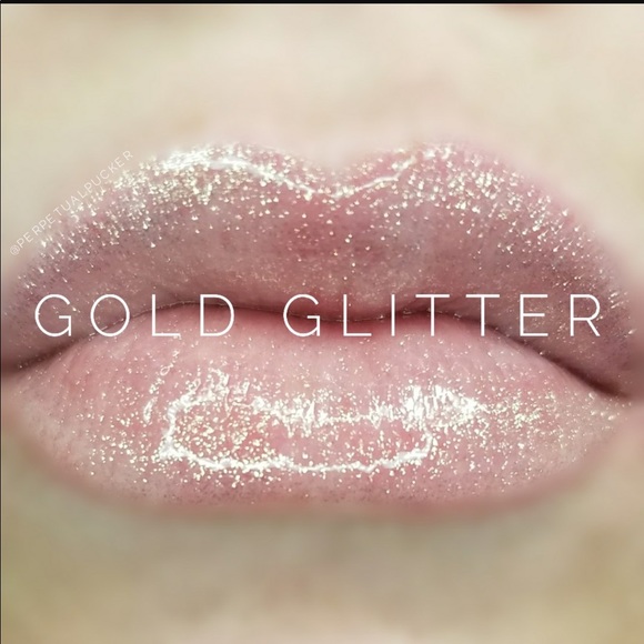 LAST ONE💋Moisturizing LipSense Gold Glitter Gloss - Picture 2 of 6