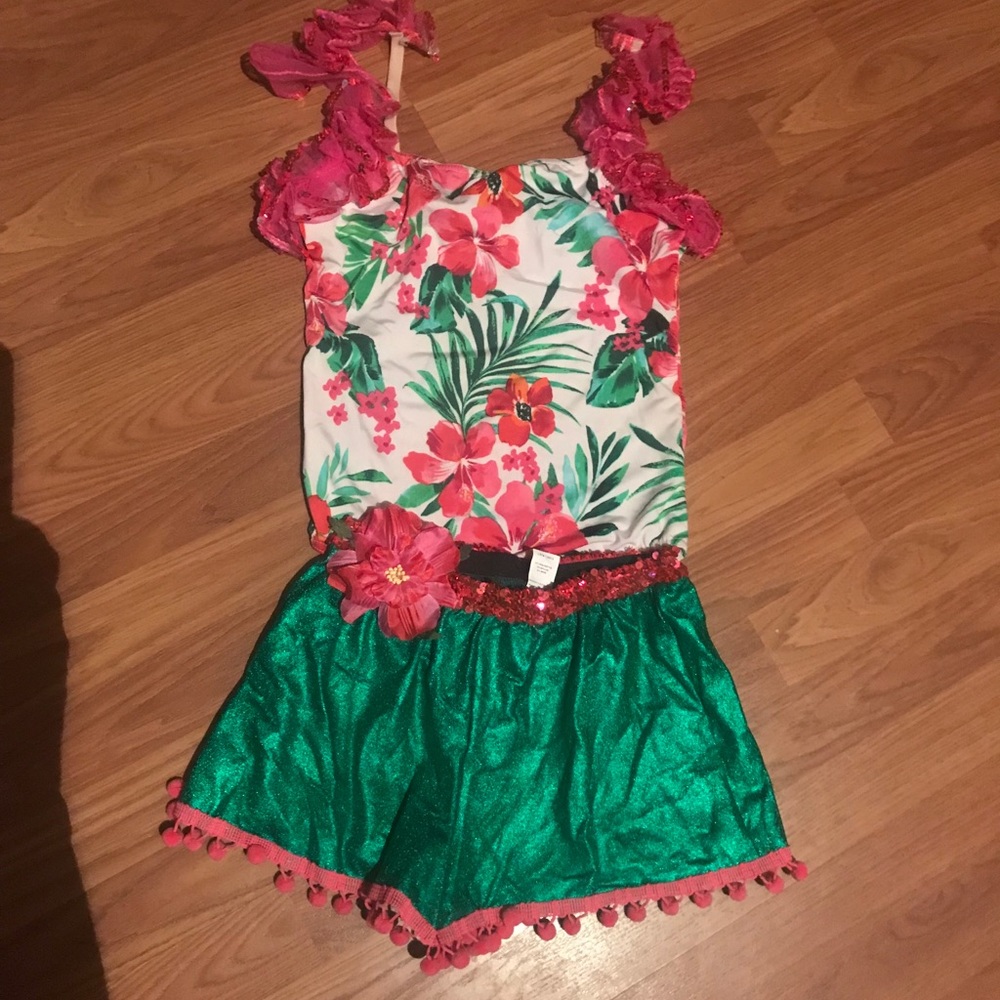 Girls Hawaiian Costume