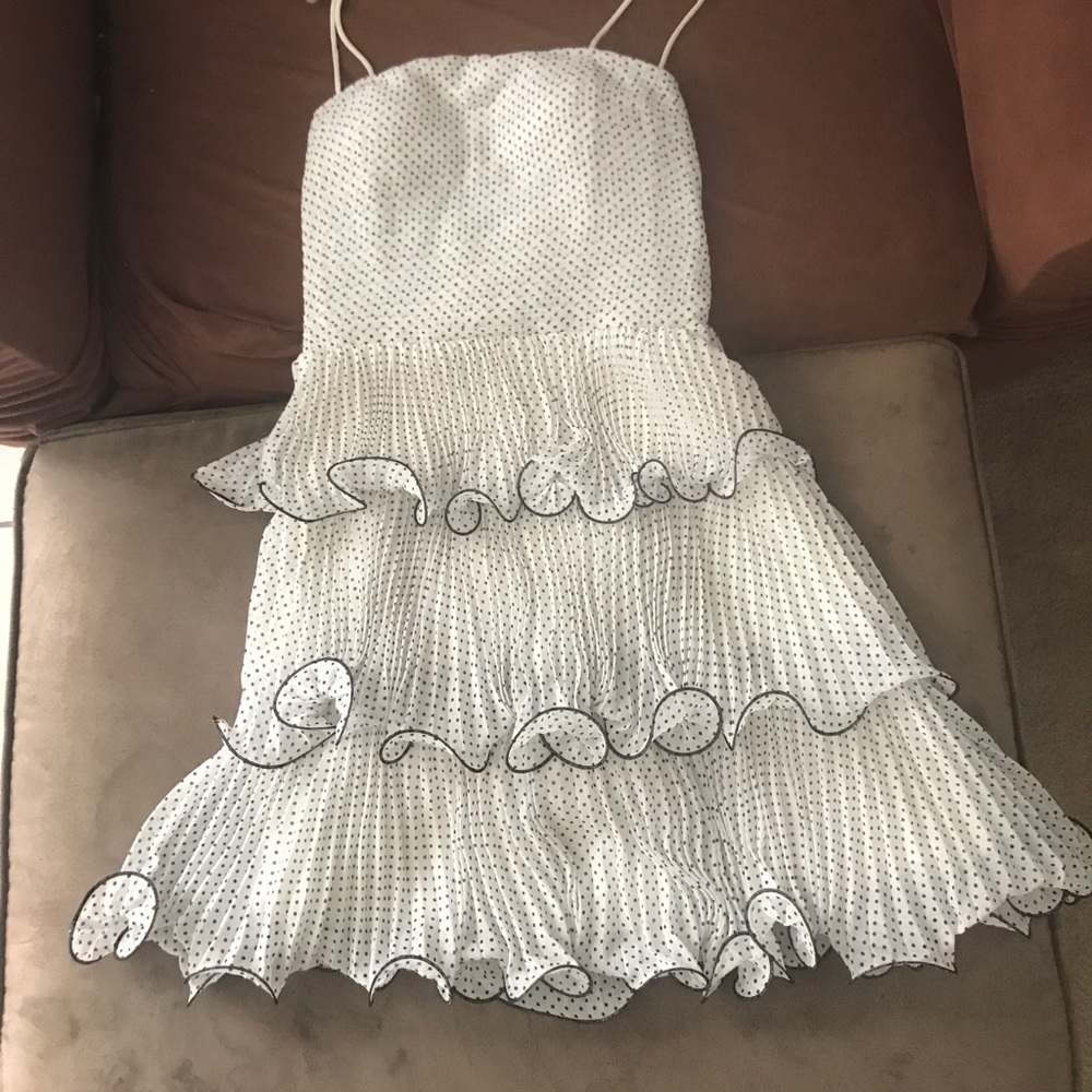 Erin ruffled chiffon dress