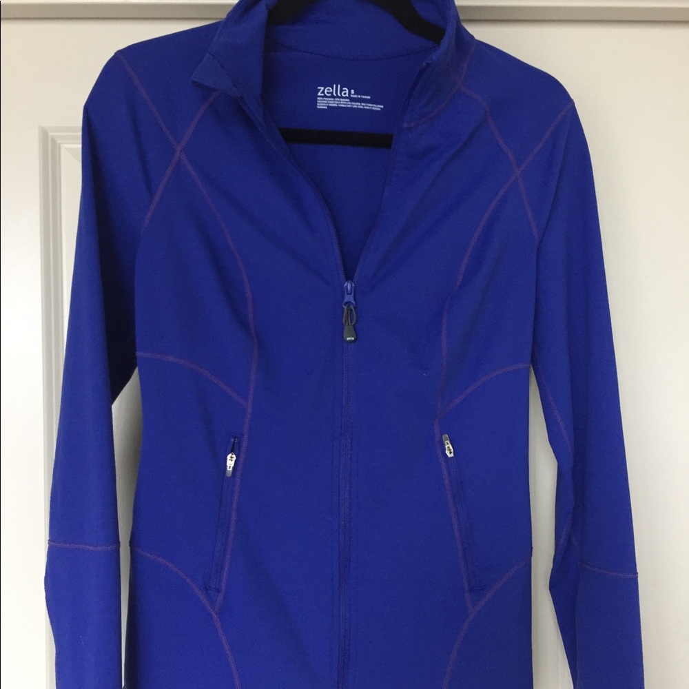 Zella royal blue workout jacket- like new