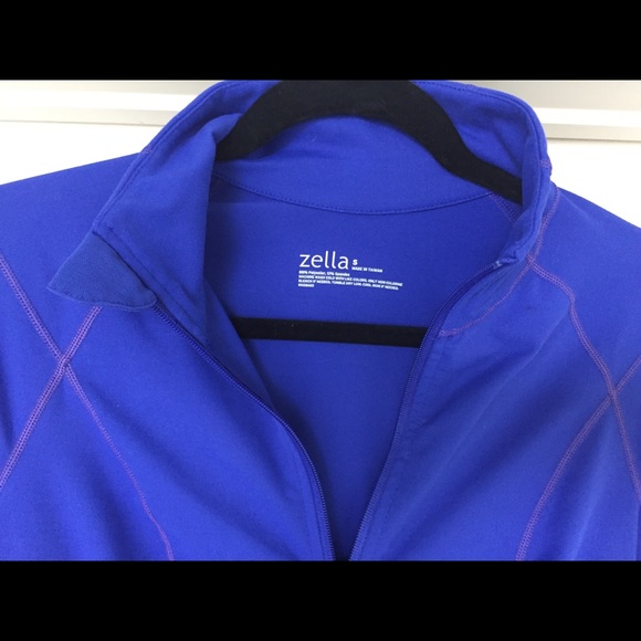 Zella royal blue workout jacket- like new - Picture 2 of 3