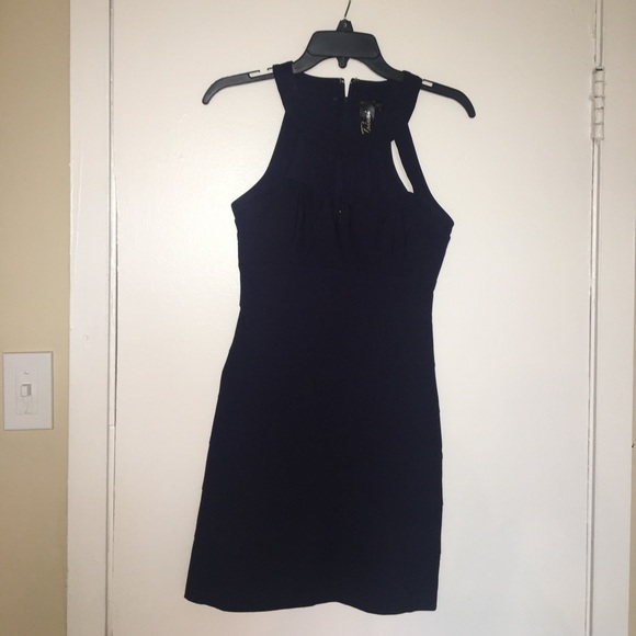 Navy Blue Business Formal Dress - Picture 2 of 3