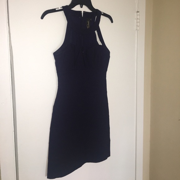 Navy Blue Business Formal Dress - Picture 3 of 3