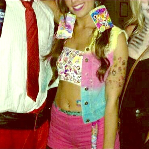 Lisa Frank Homemade Halloween costume Worn once Sm - Picture 1 of 8