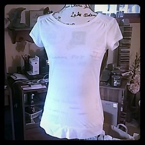 SO M white tee
