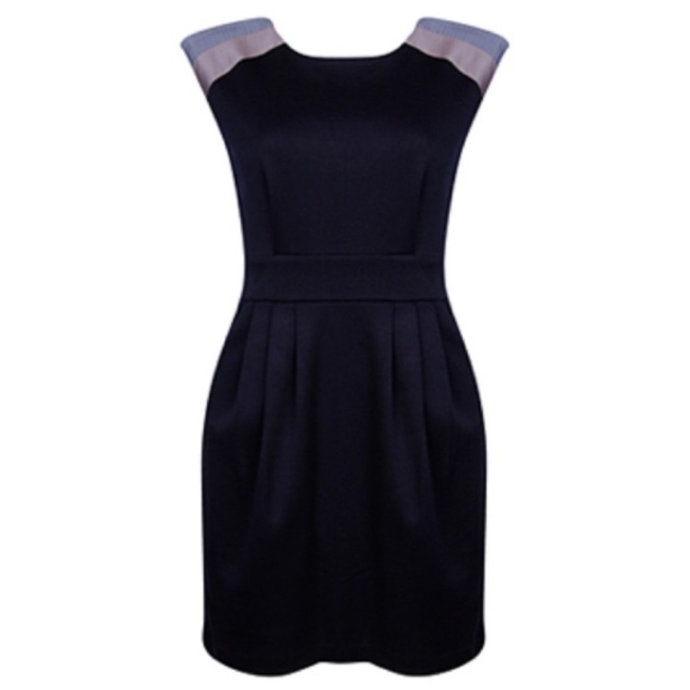 🎁🎉Navy color block dress 🎁🎉Cute for holidays!