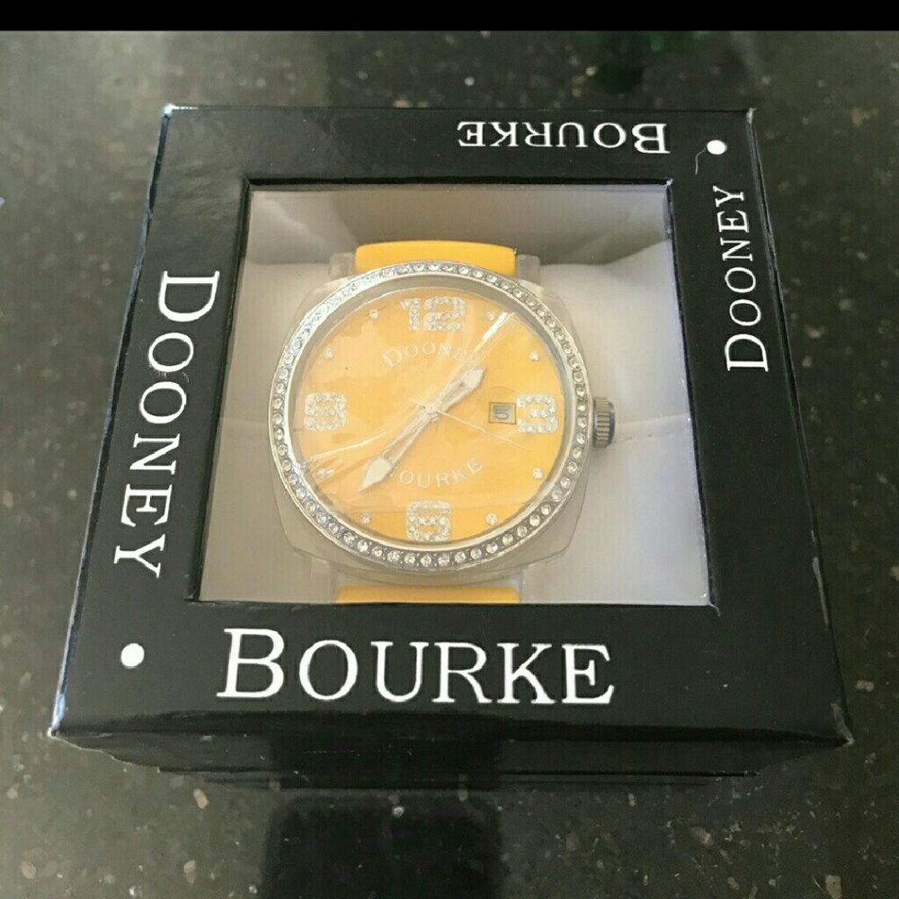 Authentic Dooney and Bourke watch has all marking